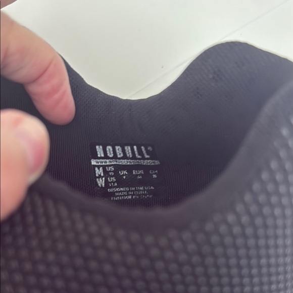 NOBULL Black and White Training Shoes Sneakers - Picture 8 of 8